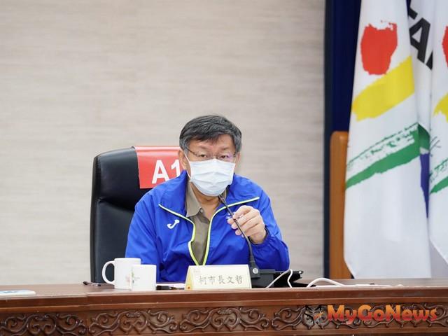 ▲主持內湖區里長座談會，柯文哲：既存違建若影響公安市府應積極介入處理
