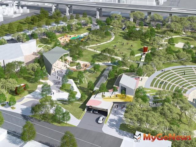 ▲板橋第一座前瞻停車場─音樂公園地下停車場8月完工(圖：新北市政府)