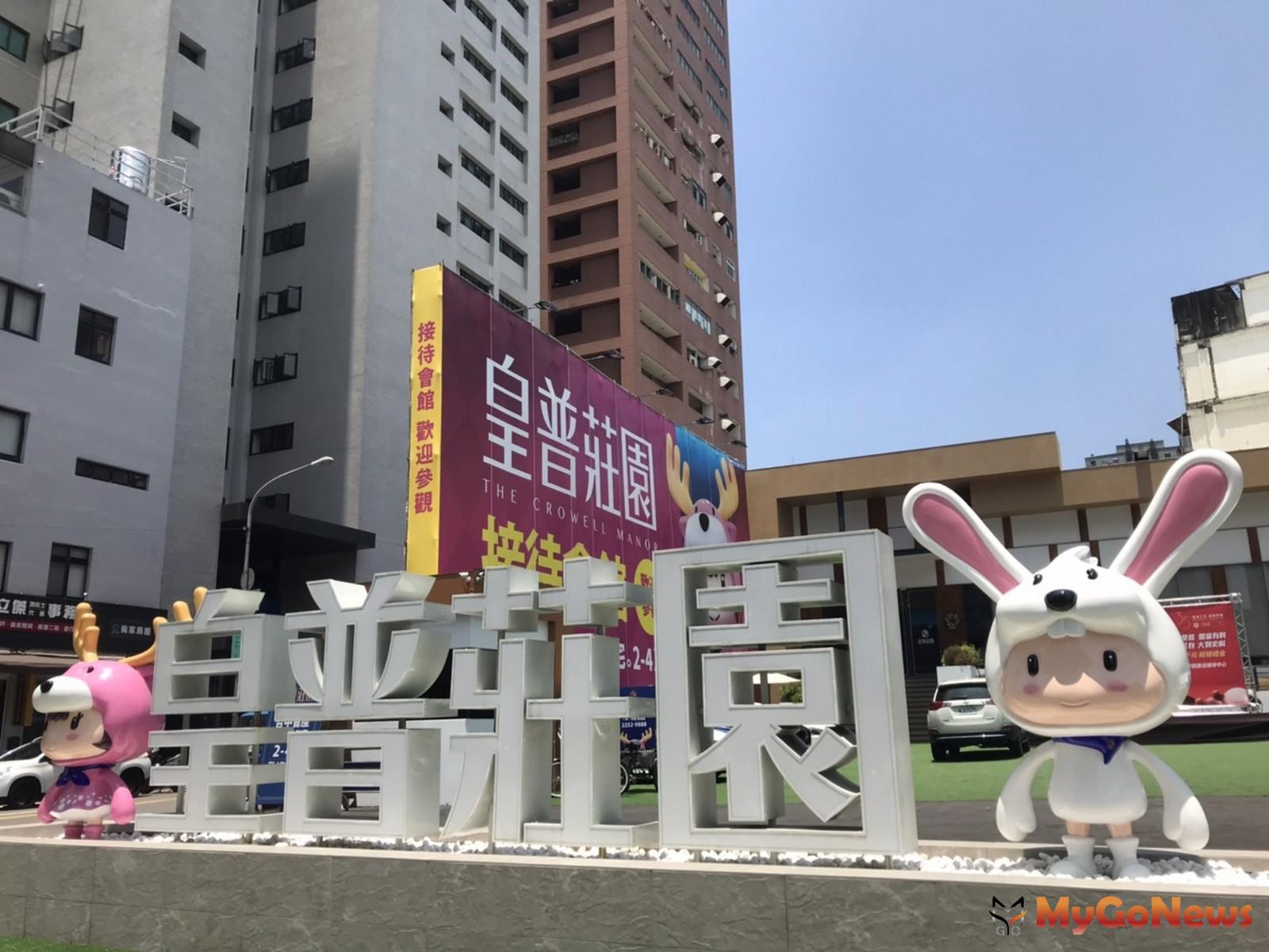 ▲皇普莊園銷售近5成，低總價鎖定首購換屋客層