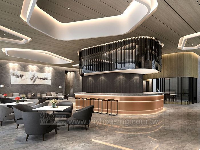 富宇建設-世紀美-LOUNGBAR 參考示意圖。