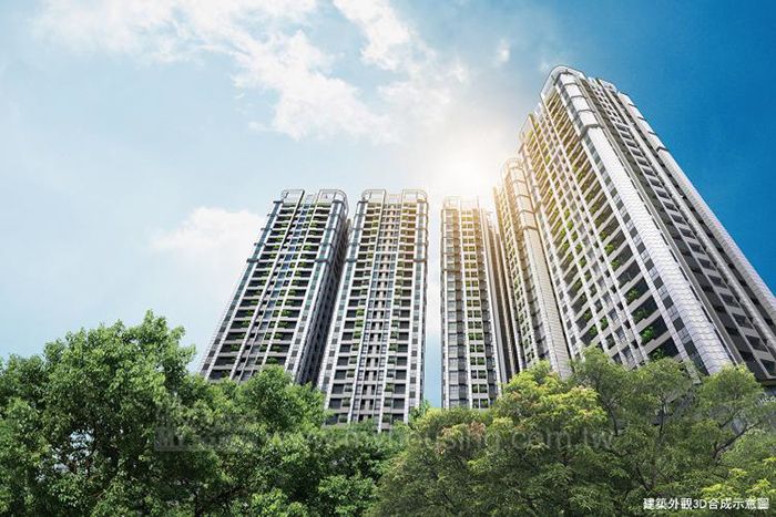 禾悅花園5棟29層摩天高樓，採L型巧妙鋪排，戶戶客廳皆明廳。