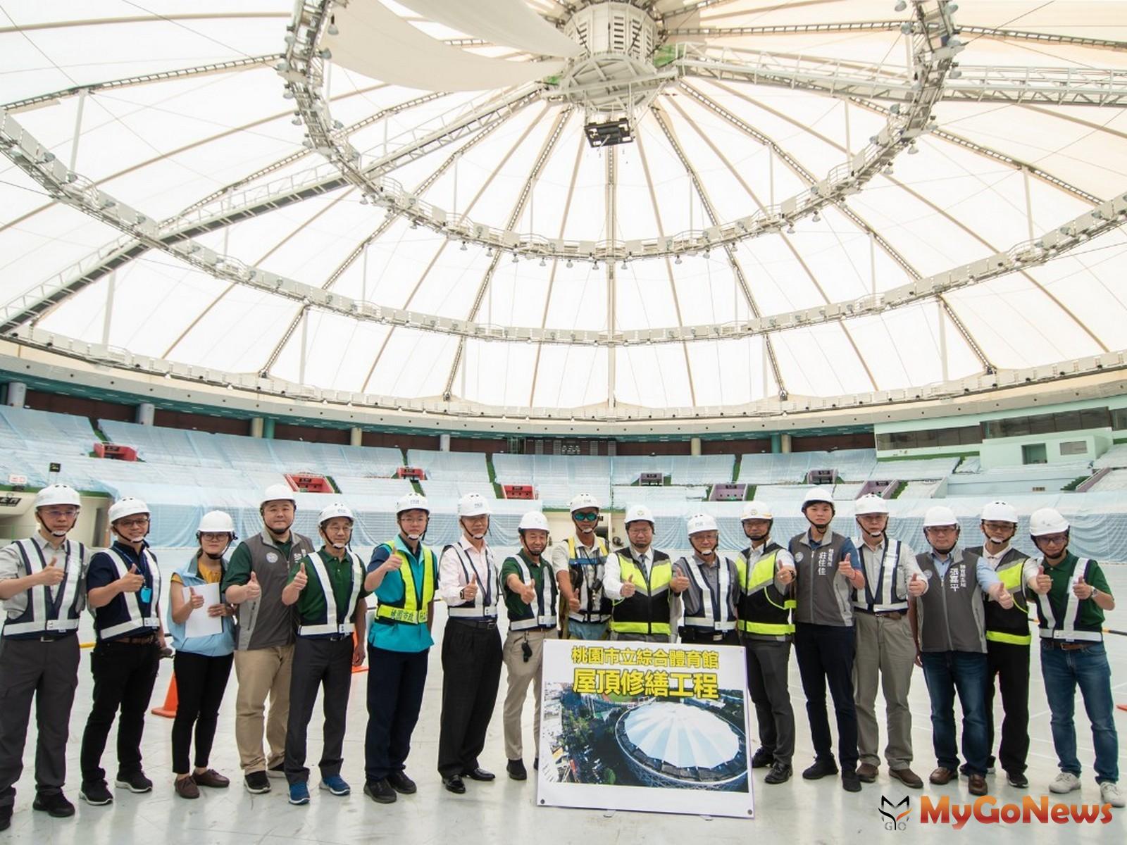 ▲桃園巨蛋2.0預計年底完工，打造具多元功能的指標性建築地標(圖：桃園市政府)