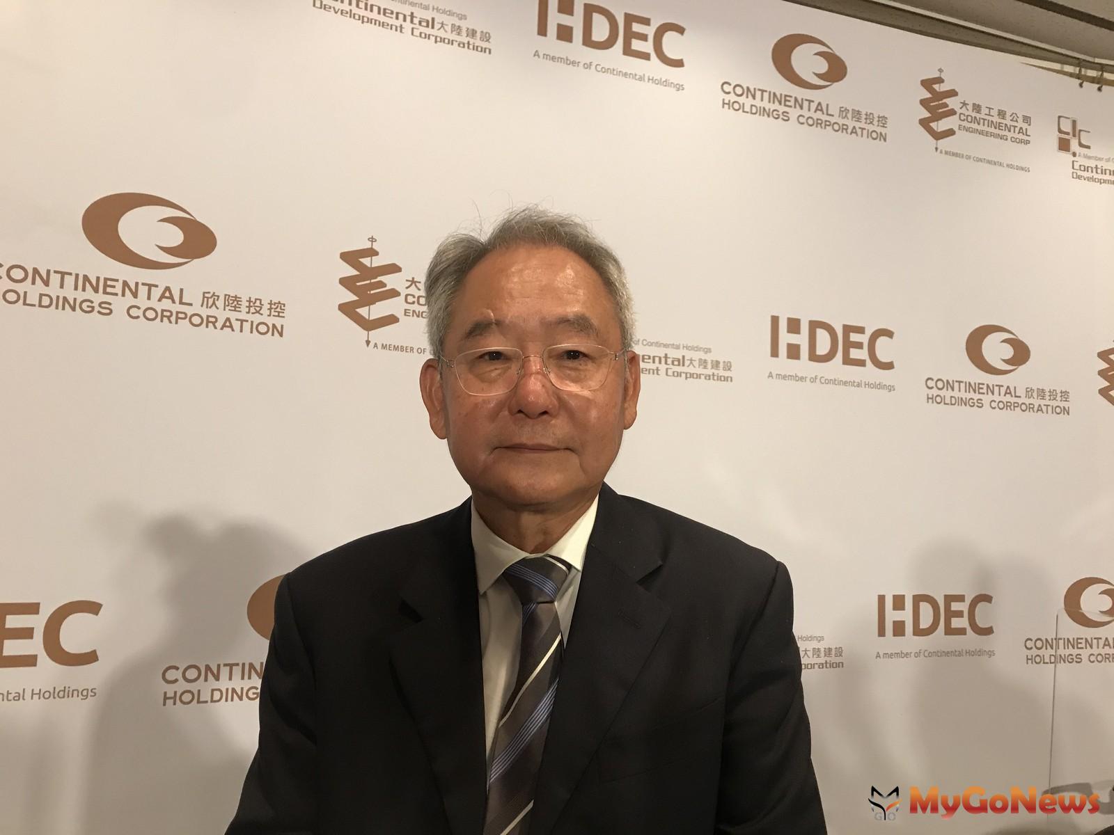 ▲大陸建設董事長張良吉表示，2020推案總金額預估約280億元，將推出4個新案