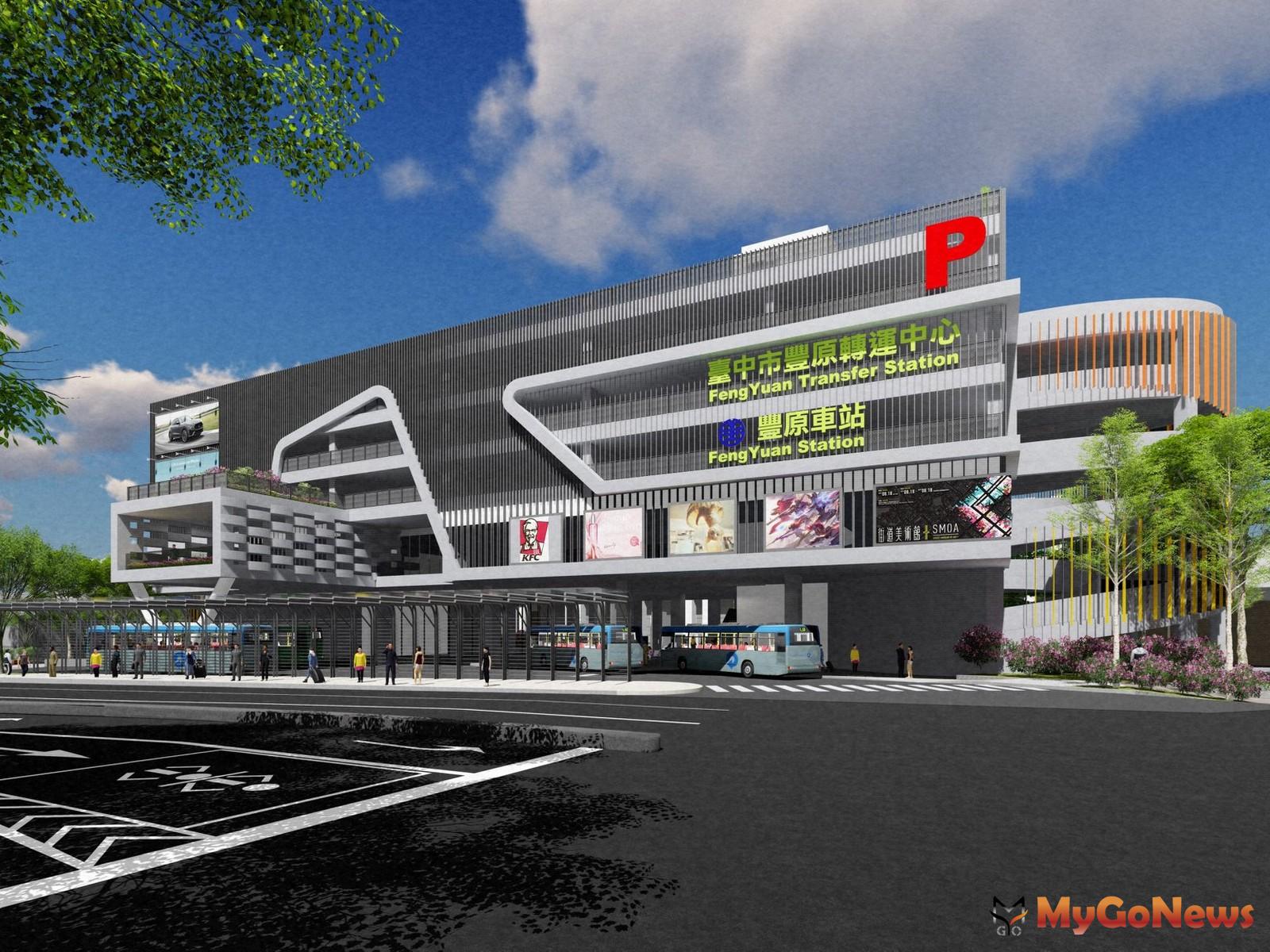 ▲豐原轉運中心進度超前，預計2021年底完工(圖：台中市政府)