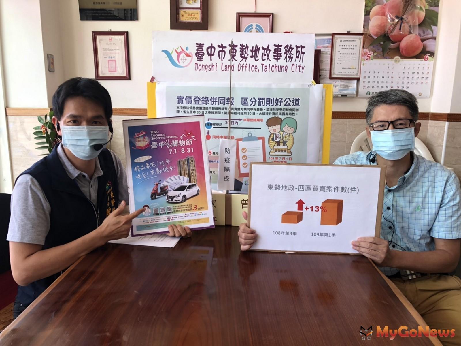 ▲中山城房地行情透明化，東勢地政直播報你知(圖：台中市政府)