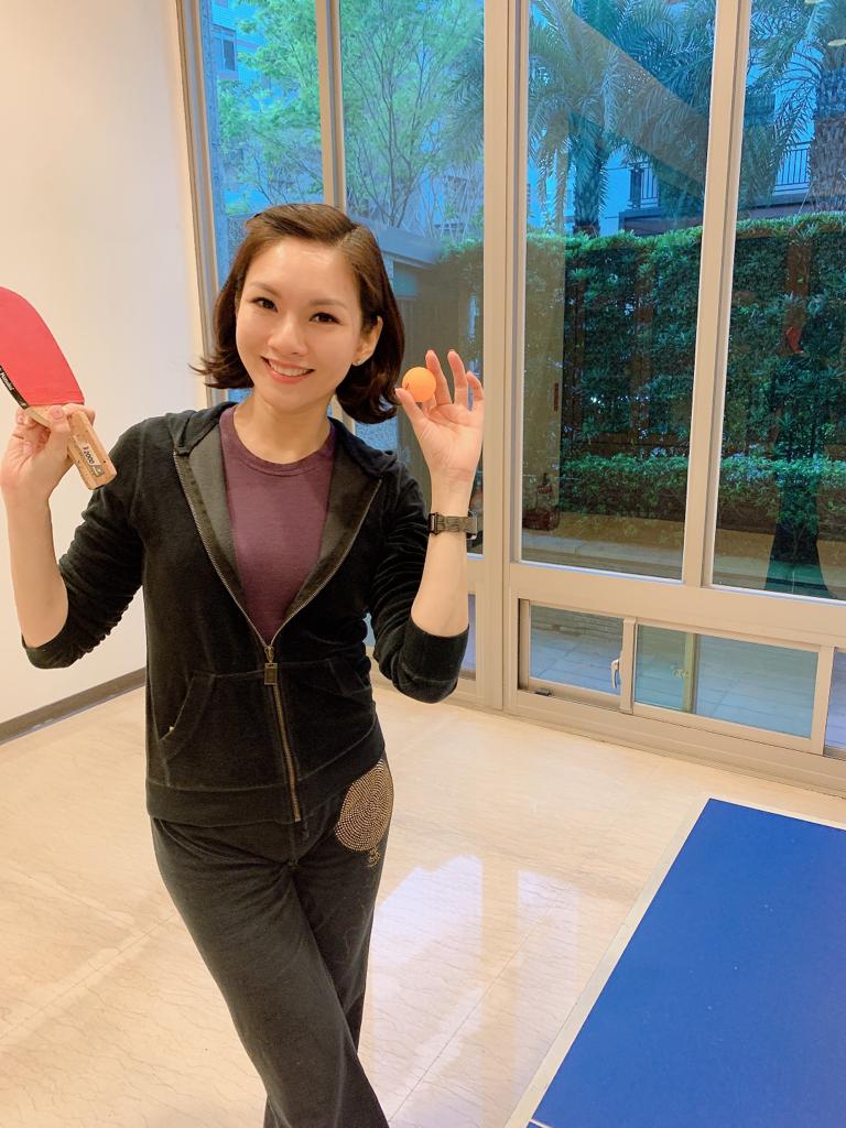 ▲▼林佳儀相當在乎肺活量的養成，所以一直保持良好的運動習慣。