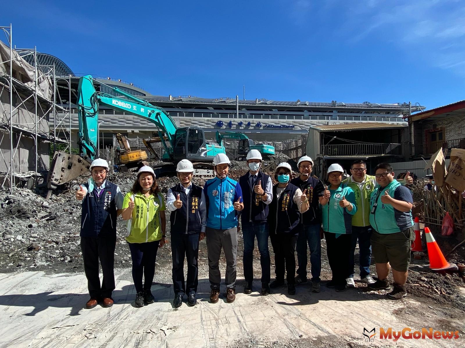 ▲台中市貫通大智路進度報告！已拆完12層樓建築(圖：台中市政府)