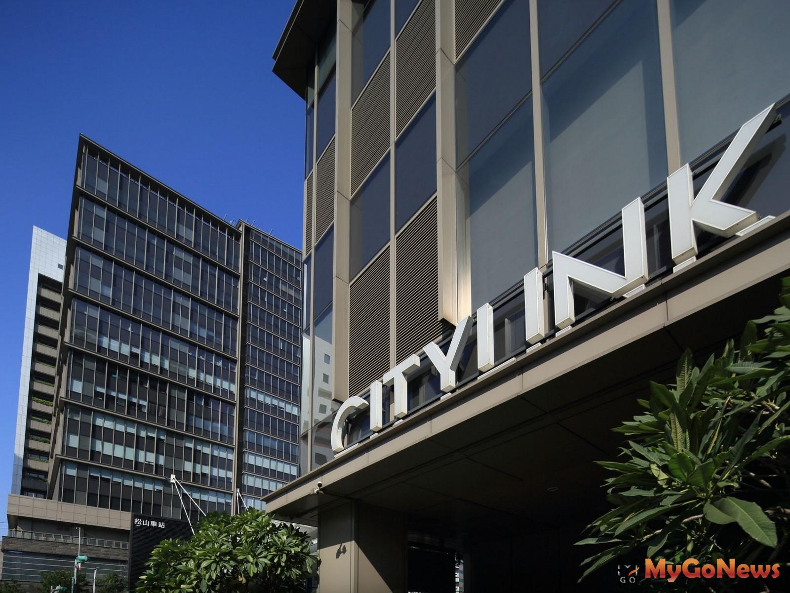 ▲「信松廣場」，位在松山新站CITYLINK蔦屋書店商圈，全棟22層鋼骨地標(圖：業者提供)