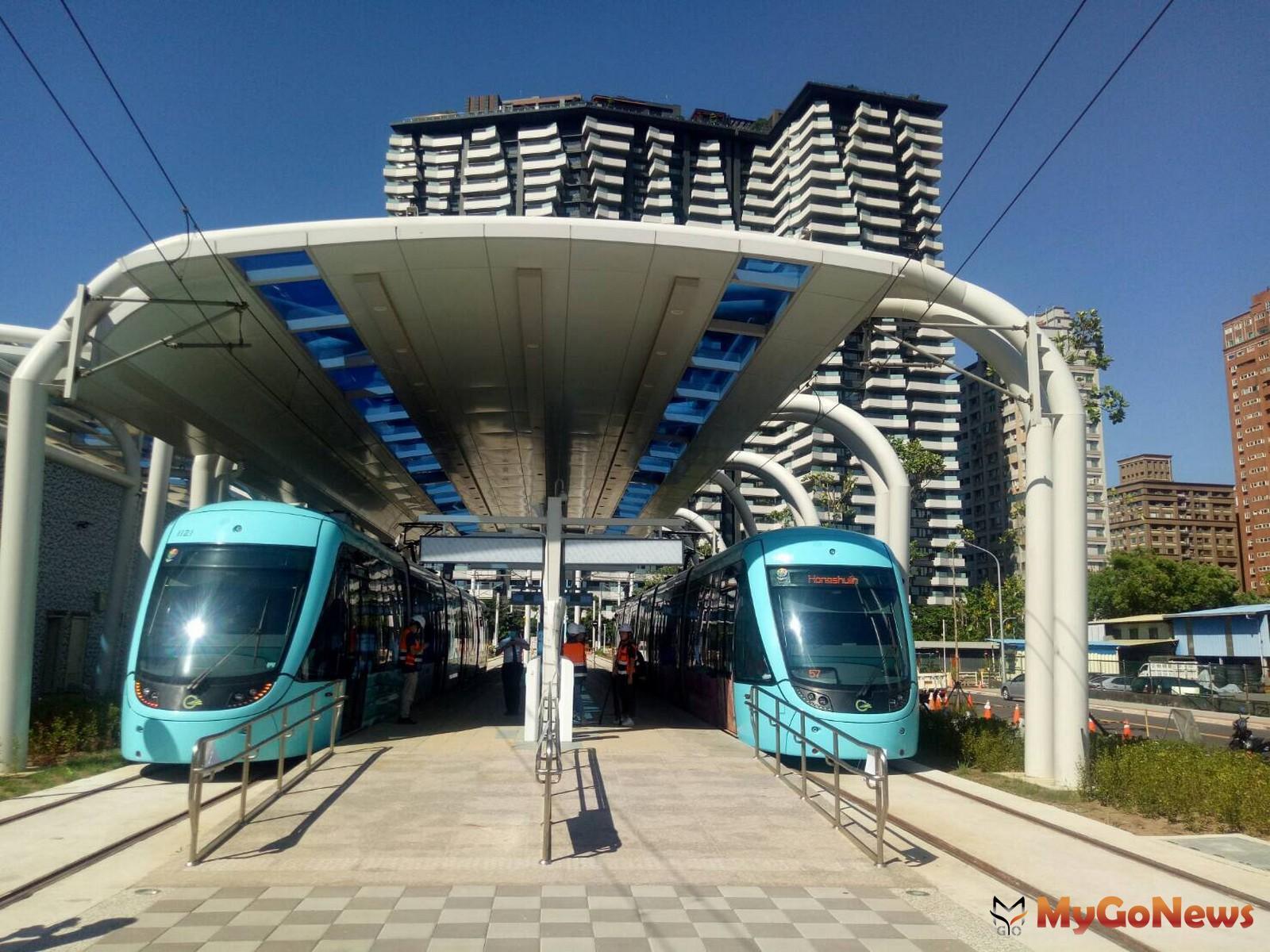 ▲淡海輕軌第一期藍海線穩定性測試過關，力拚年底通車(圖：新北市政府)