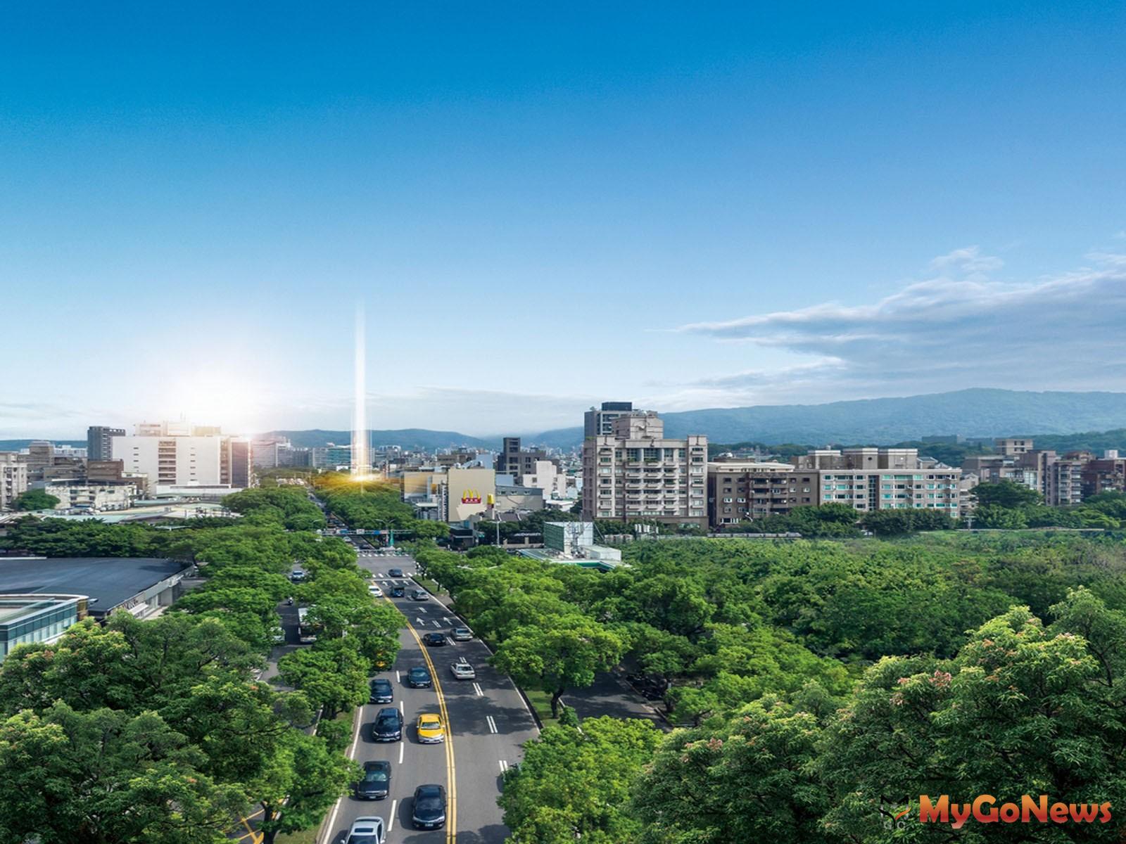 ▲北台北去年推案重點在北投關渡，今年往蛋黃區推進，士林中山北路與承德路最近登場3大案總計150億，炒熱區域買氣，圖為中山北路五段士林最核心區段(圖：業者提供)。