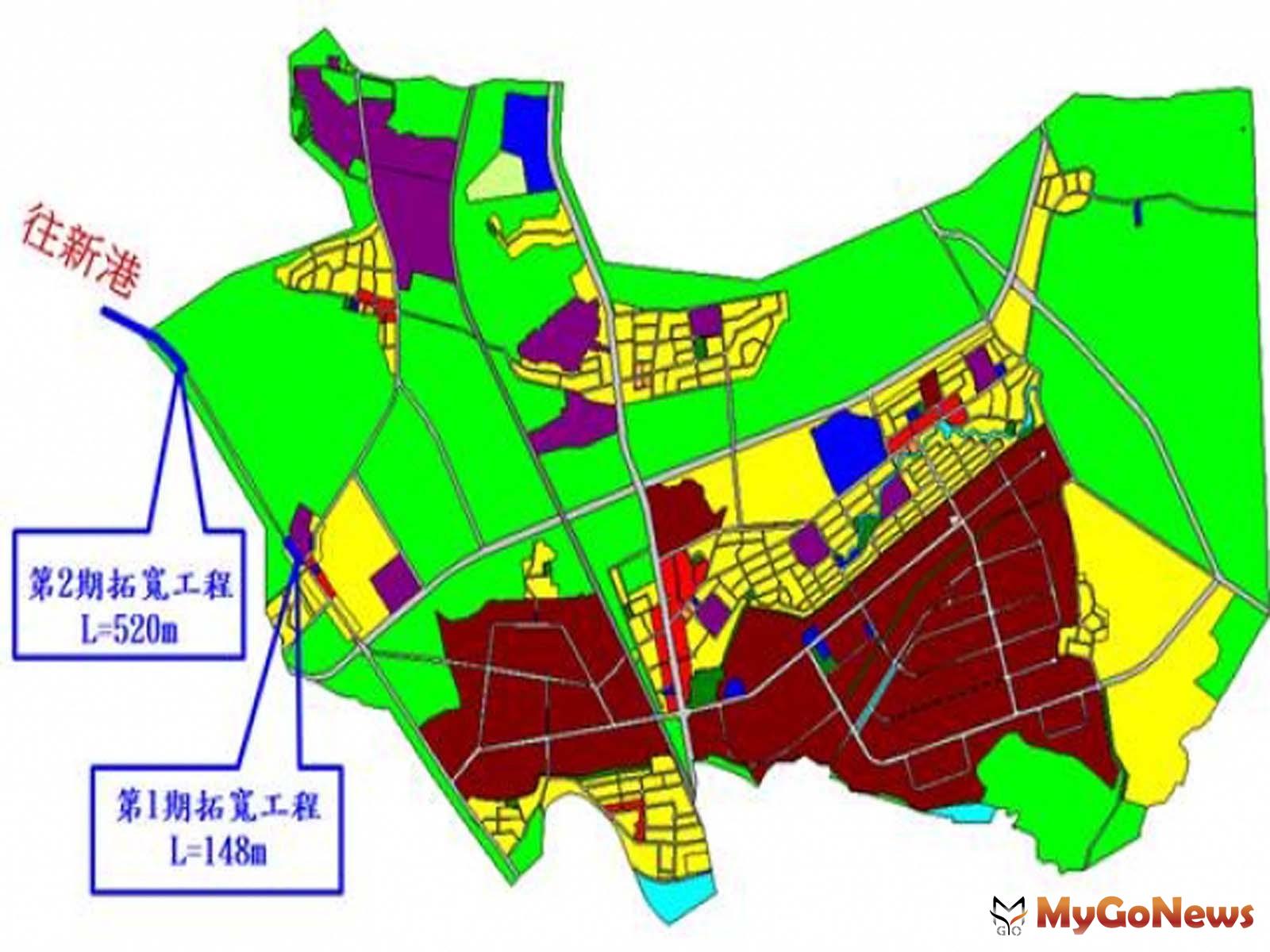 ▲民雄頭橋地區都市計畫11號道路第二期拓寬工程，近期開闢，將帶動民雄鄉之整體發展(圖：營建署)