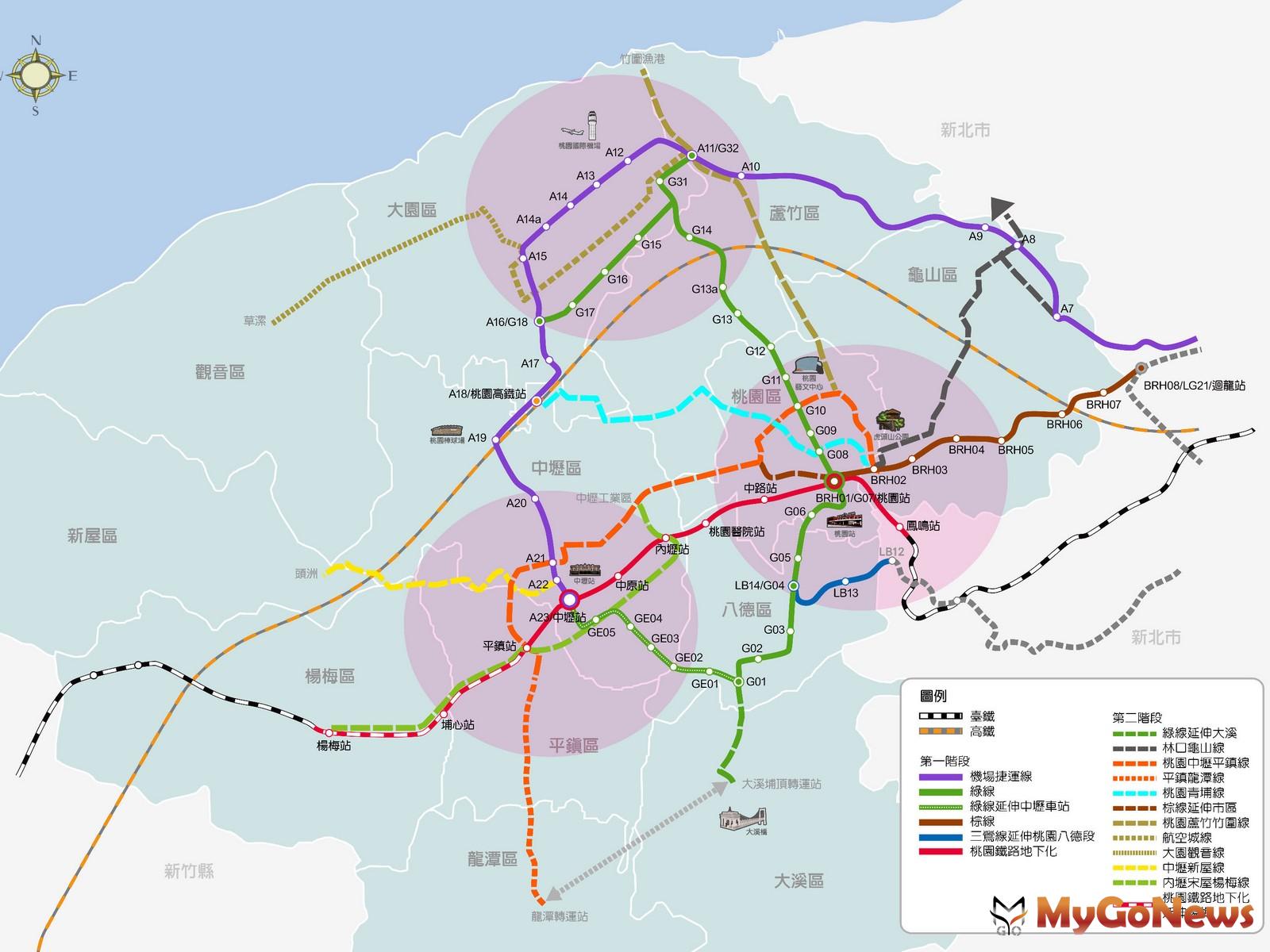 ▲三心六線軌道建設再延伸(北區場)桃園捷運路網2.0說明會(圖：桃園市政府)