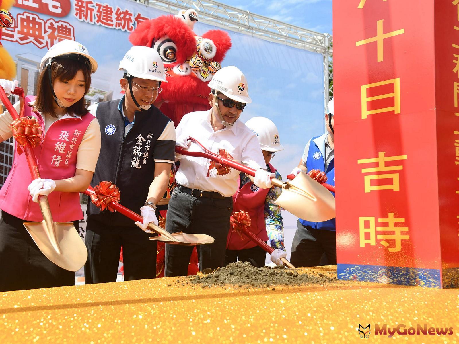▲安邦段青年社宅開工動土 侯友宜：2023年達成1萬戶社宅目標(圖：新北市政府)