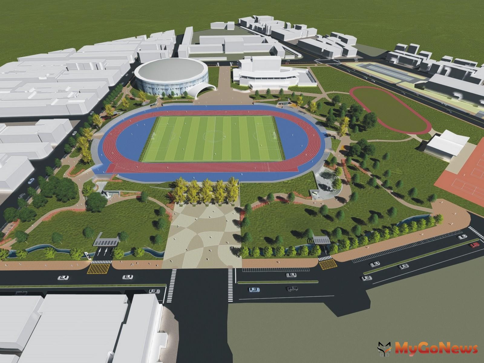 ▲鳳山運動園區興建地下停車場，2021年底完工、614格小型車停車位可紓解鳳山地區停車供給(圖：高雄市政府)