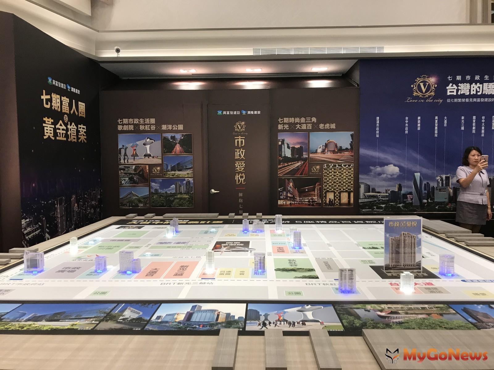 ▲現場銷售展示