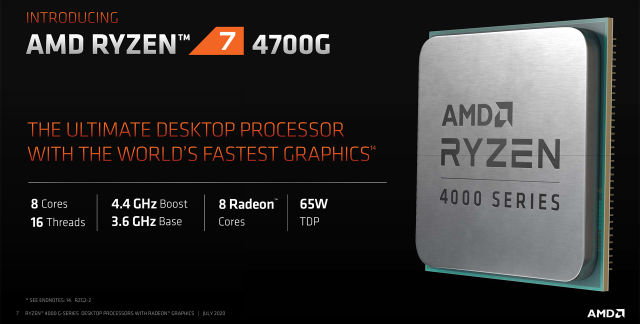 AMD RYZEN 4000G