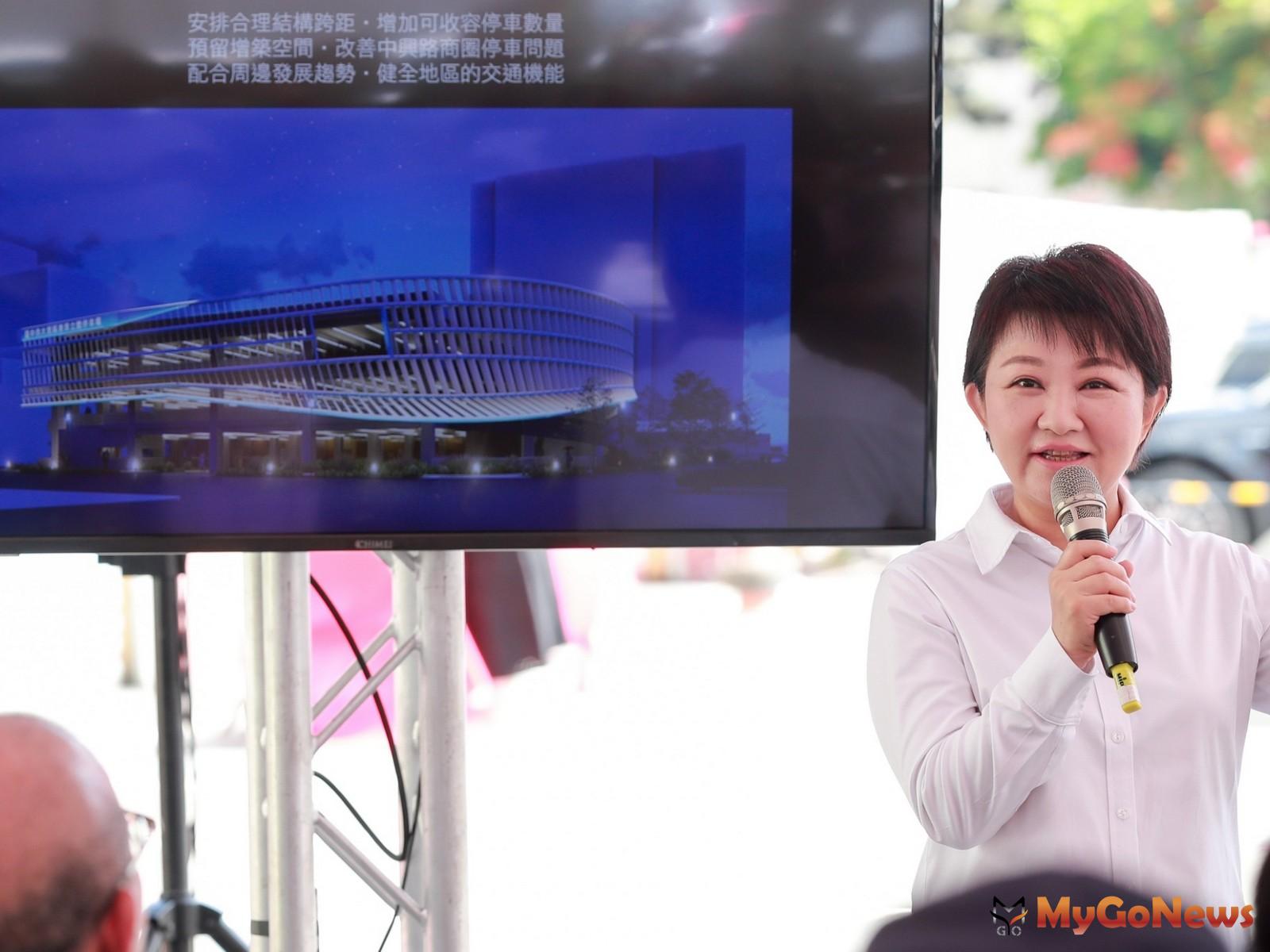 ▲台中大里東榮停車場立體化動工！2021年底車位增至317席(圖：台中市政府)