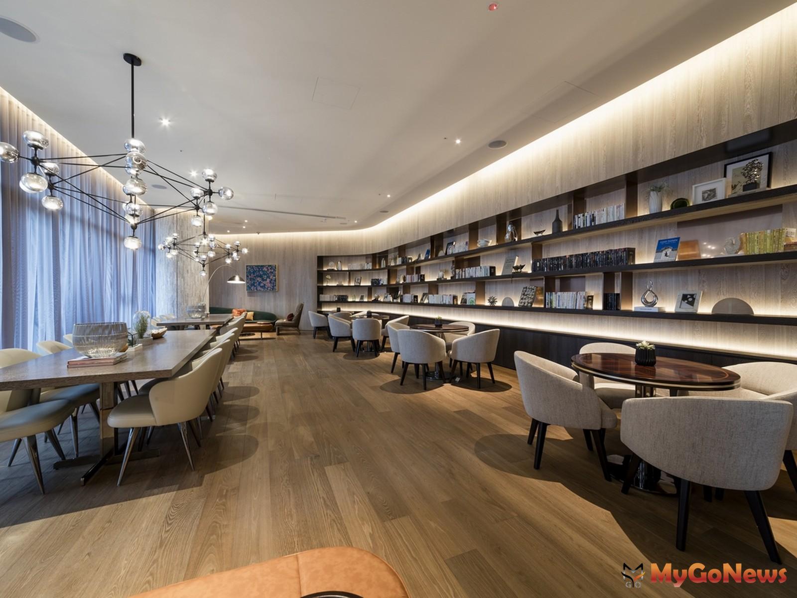 ▲公共空間則重金禮聘豪宅新銳設計師劉俊男擘畫,以奢華精緻為主軸,為高達10項公設展演高端優雅風采(圖:麗寶集團)。