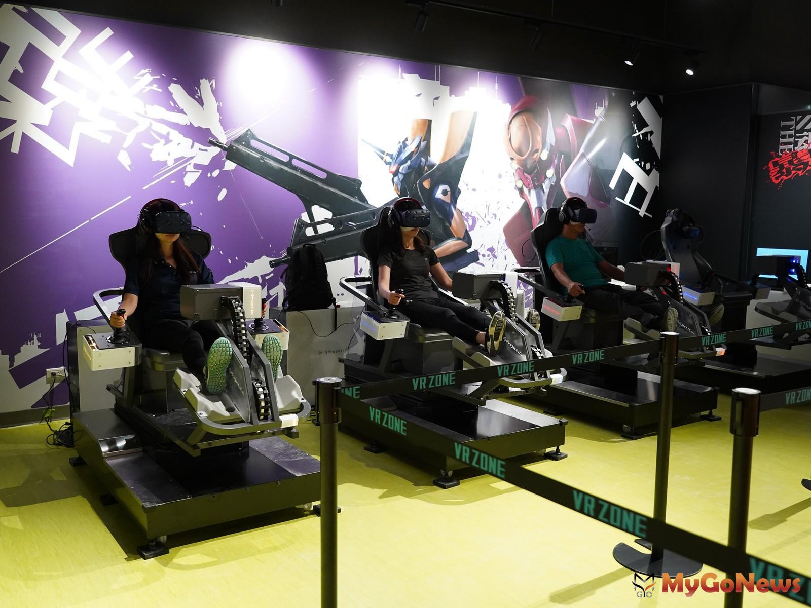 ▲宏匯廣場VR+ZONE+New+Taipei是擁有新世紀福音戰士、馬利歐賽車等全球高人氣黃金級IP的虛擬實境遊樂園(宏匯廣場提供)