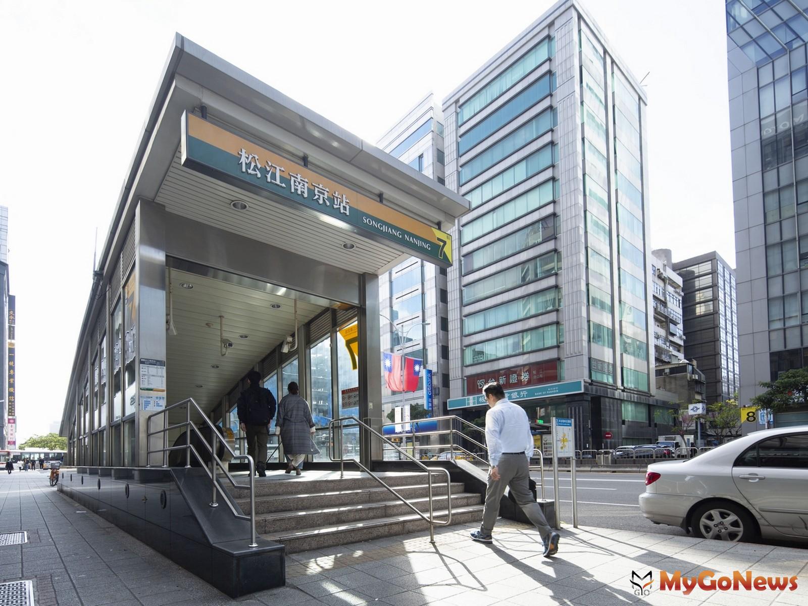 ▲南京松江站是台北市金融重鎮，有台北版華爾街美譽(圖：業者提供)