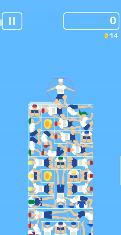 運動会名物がパズルに 見極めが肝心な 組体操タワー崩し 発掘 スマホゲーム Engadget 日本版