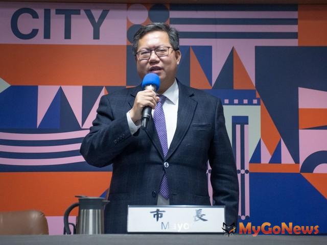 ▲桃園市長鄭文燦：航空城計畫區安置選擇多樣化，協助在地居民興建住宅