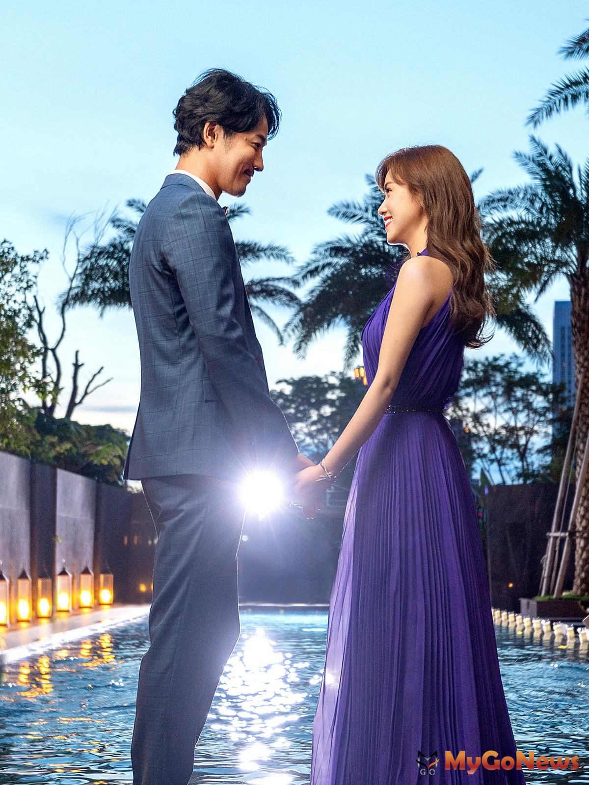 ▲市政愛悅主打泳池飯店宅,回家就像來到五星級渡假村。圖/興富發提供