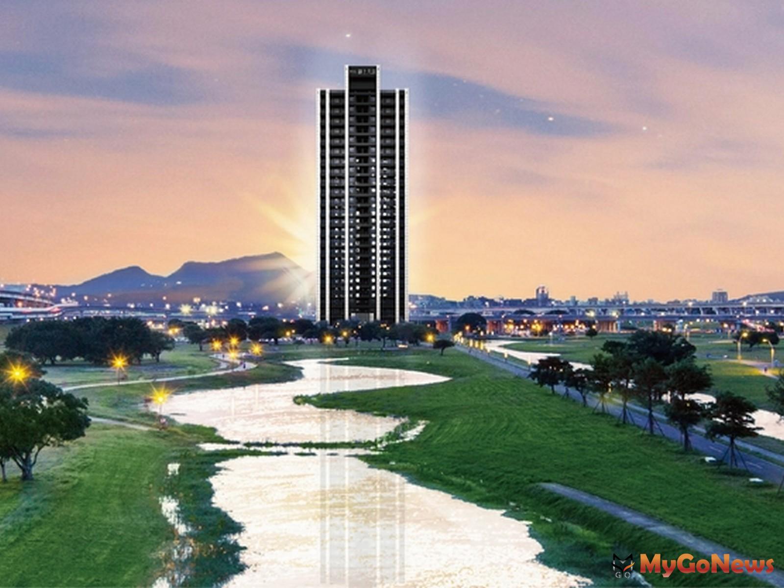 ▲「聯上大喜」挾著永久無限棟距的水岸綠地景觀，並以台北市高級住宅的規格導入新北市(圖：業者提供)