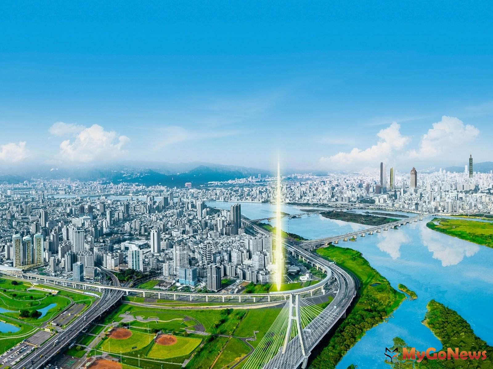 ▲改寫三重水岸天際，SRC 36層傳世地標(圖：業者提供)