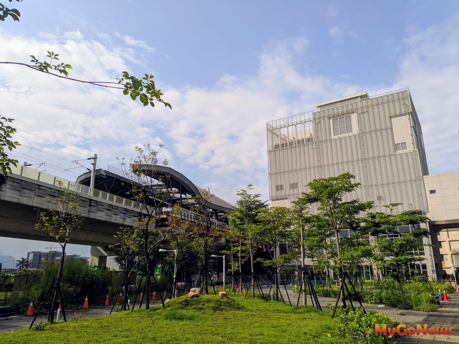 ▲台中捷運可望年底通車，與台鐵交會的站點房價表現亮眼，圖為雙鐵會合的松竹站(圖：台灣房屋提供)