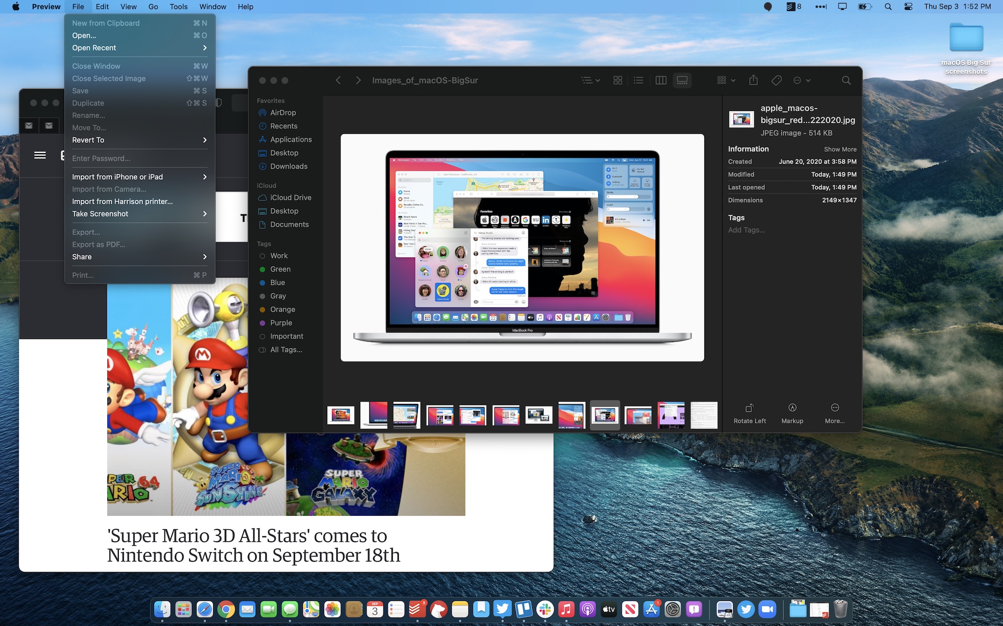 Sur は mac os big と