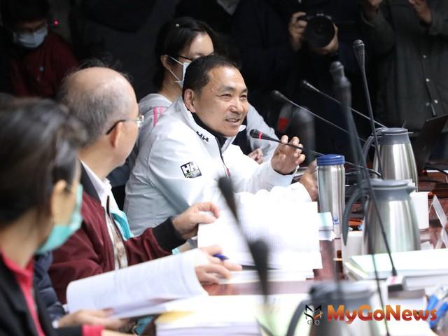 ▲為凝聚溪北地區發展共識，侯友宜市長邀三蘆地區民代茶敘
