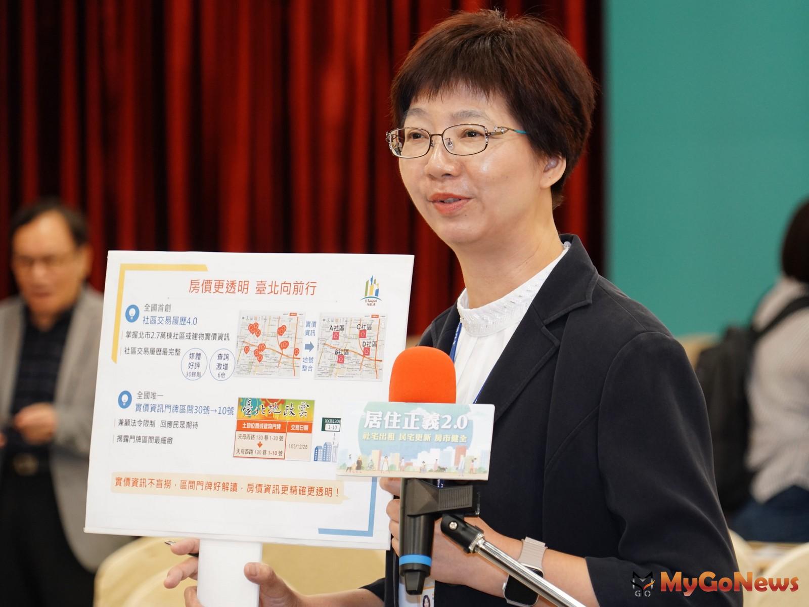 ▲台北市地政局長張治祥表示，北市攜手591再出擊，非宅售屋廣告亮警示