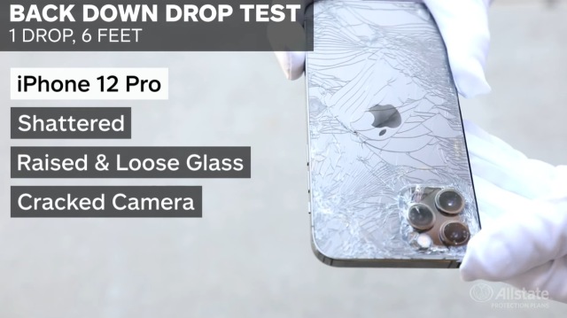 iPhone 12 Pro drop test