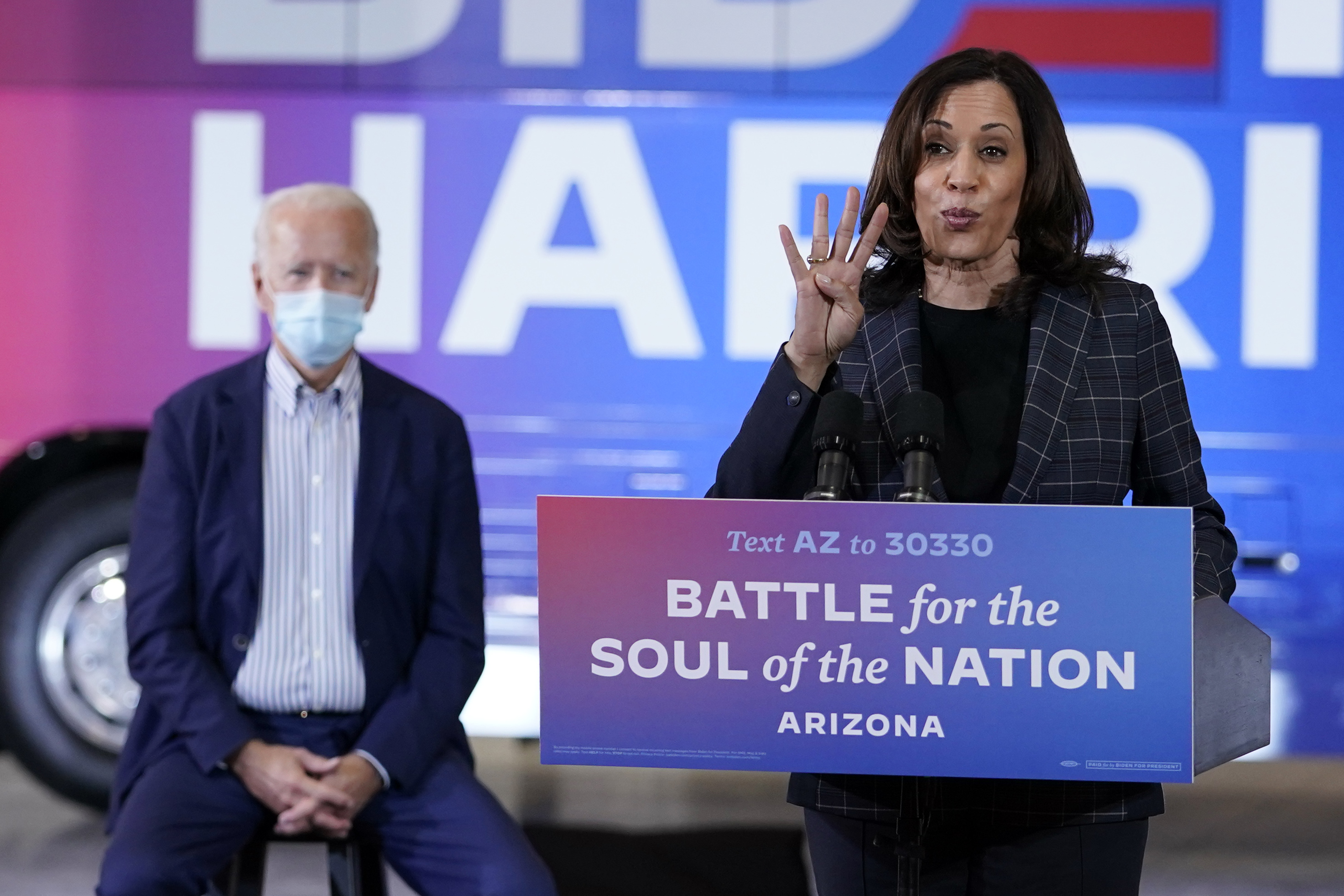 ‘Backhanded racism’: Biden supporters weigh in after GOP senator mocks Kamala Harris’s name