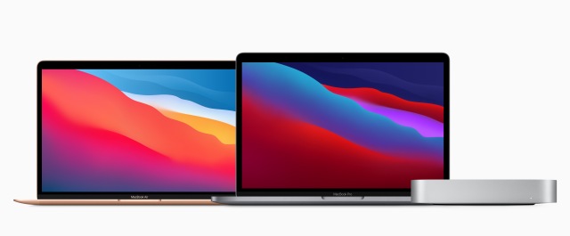 Apple M1 MacBook Air, MacBook Pro and Mac mini