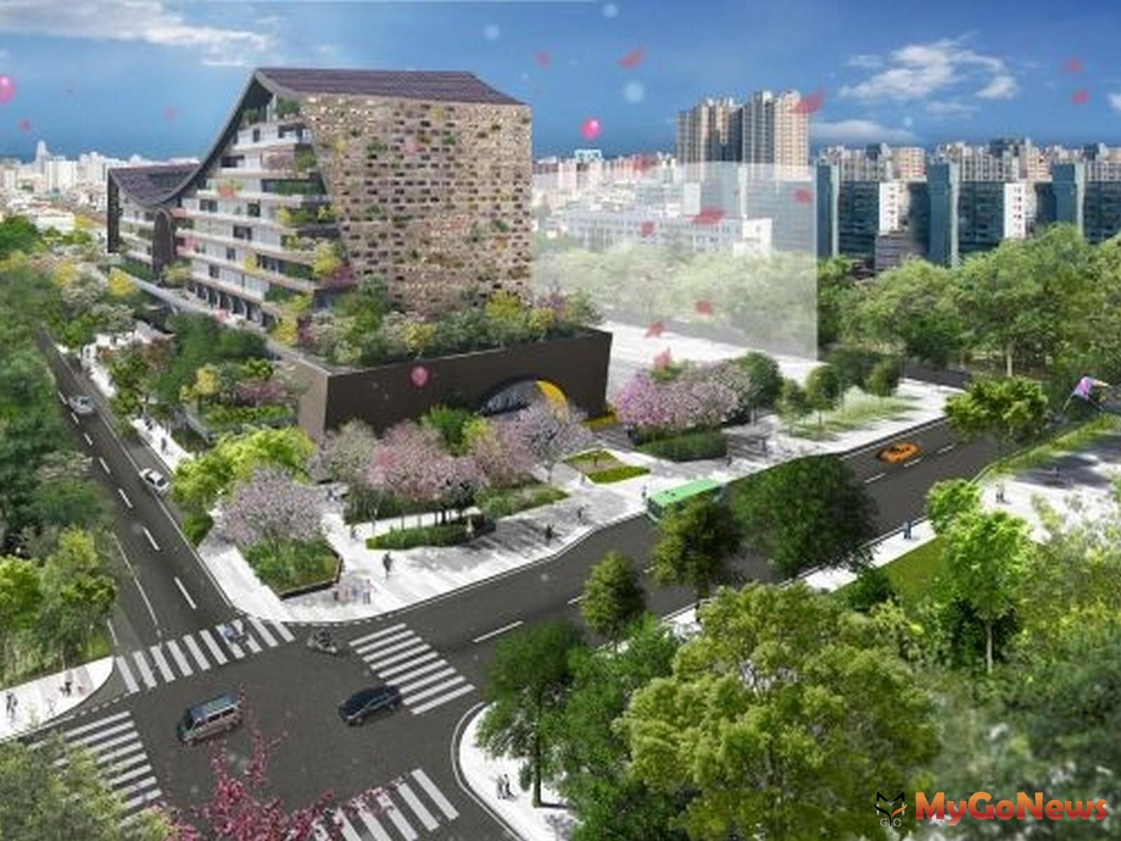 ▲鳳山車站暨開發大樓3D示意圖(圖/高雄市政府)