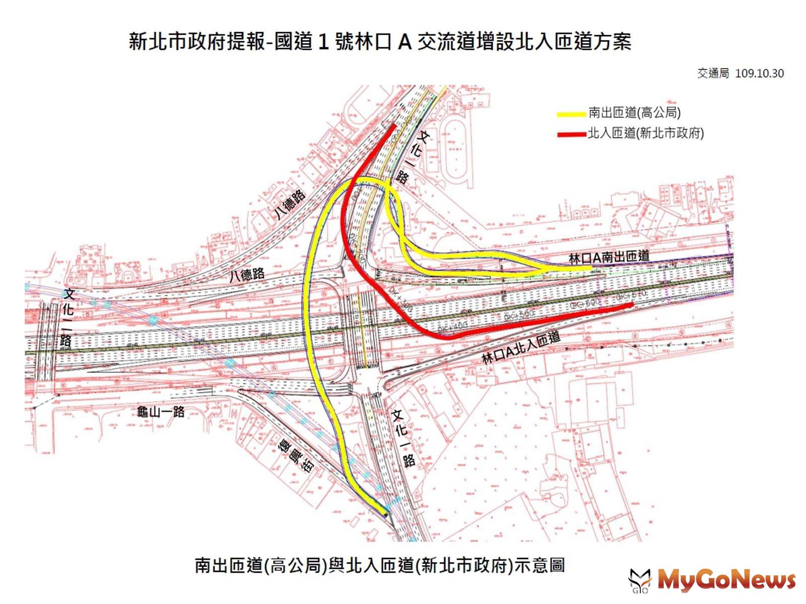 ▲新北市提案增設林口北入匝道 籲請高公局重視地方民意(圖/新北市政府)