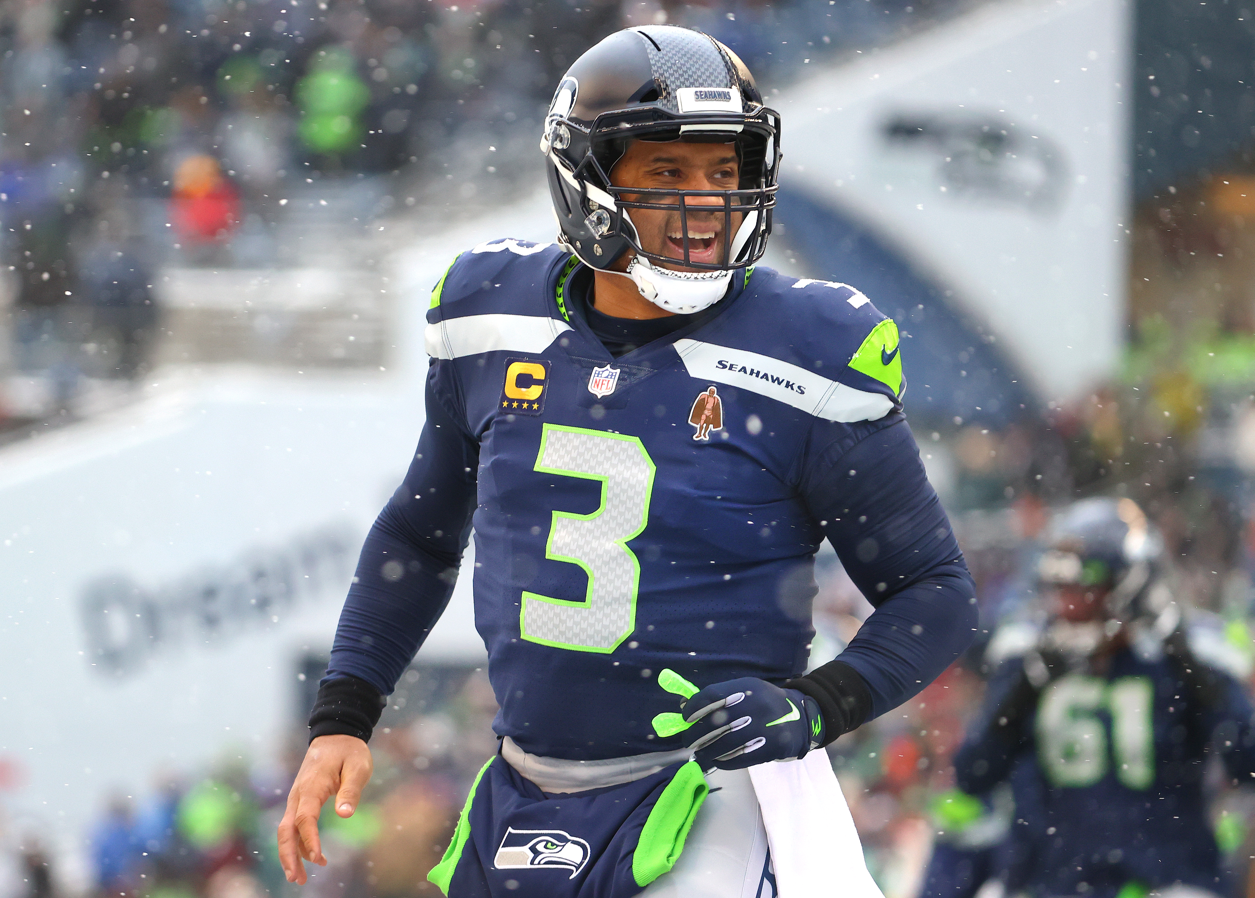 Russell Wilson had a remarkable 10-year run with the Seahawks. (Photo by Abbie Parr/Getty Images)