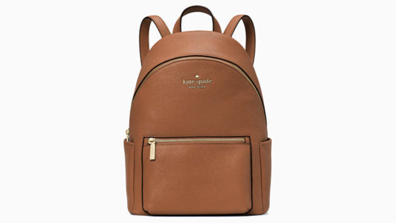 This classic Kate Spade leather backpack is more than 70% off 