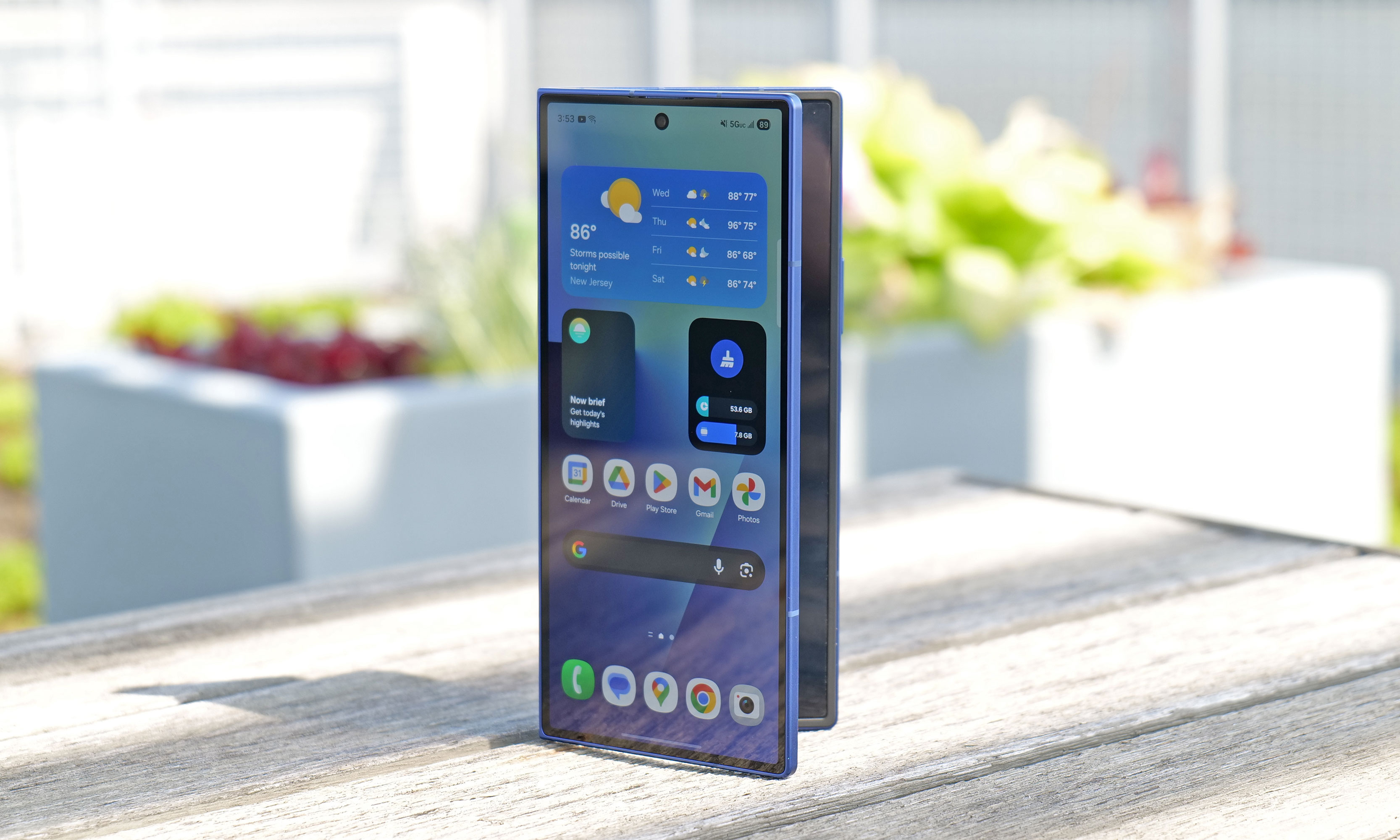 The Samsung Galaxy Z Fold 7's cover screen is slightly larger than the previous model's at 6.5 inches while also being noticeably wider. 