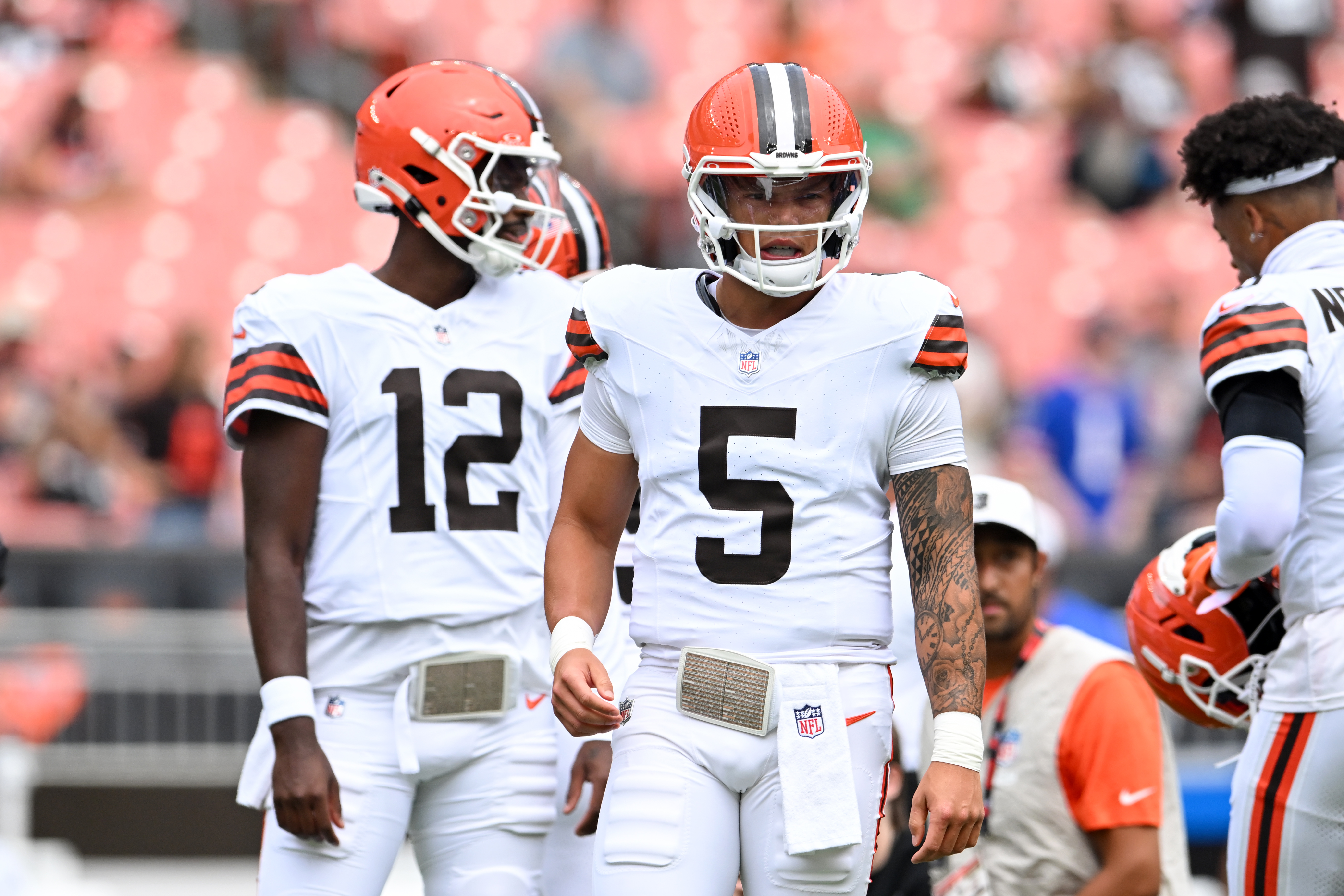 Bailey Zappe is likely pick over Shedeur Sanders to serve as Browns' No. 2 QB behind Dillon Gabriel