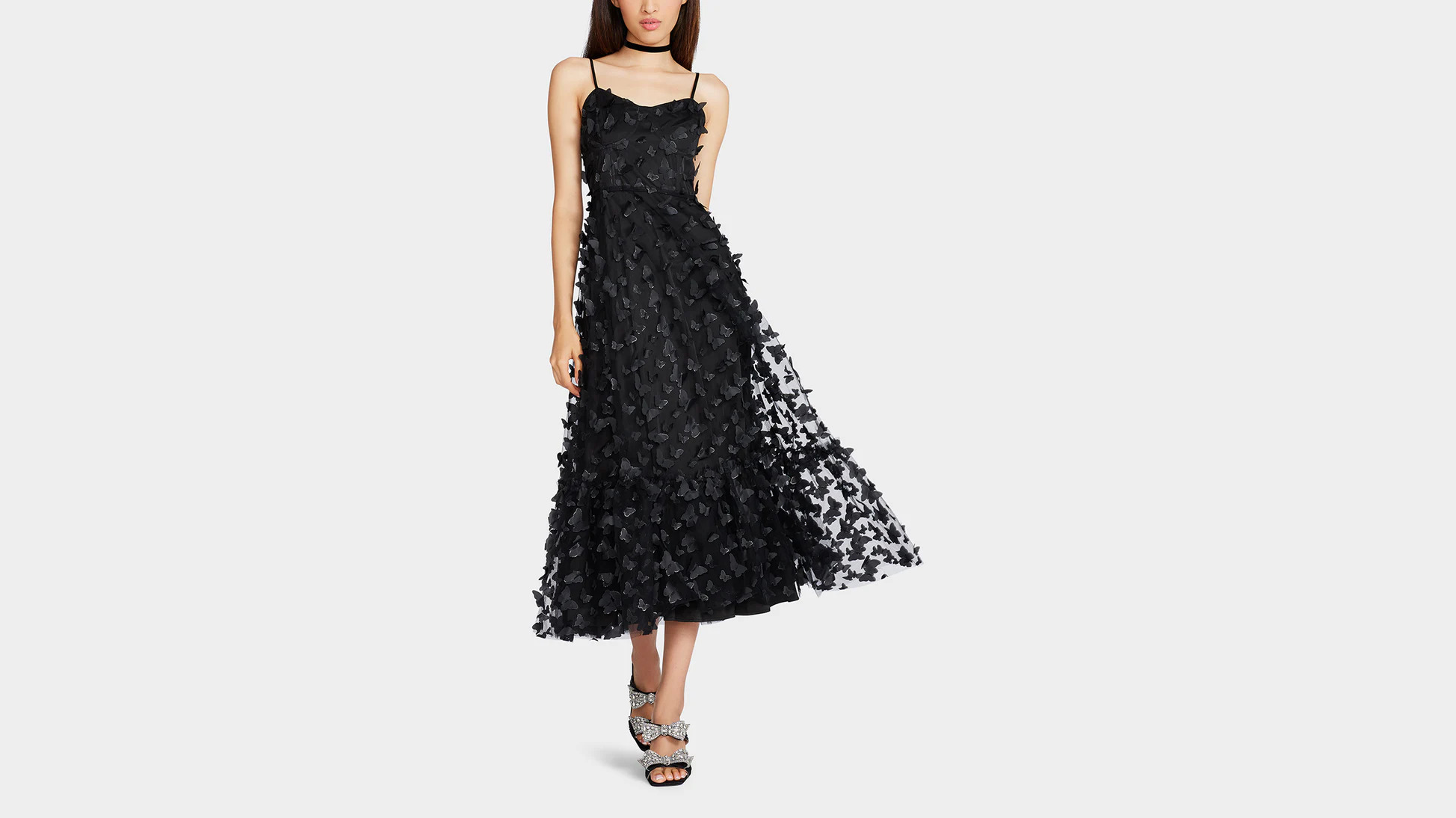 betsey johnson black butterfly dress just dropped the cutest Halloween collection — and it's surprisingly affordable Sasha pieterse good luck cocktail and party sequin dresses short making this midi Size:4XL / US 18