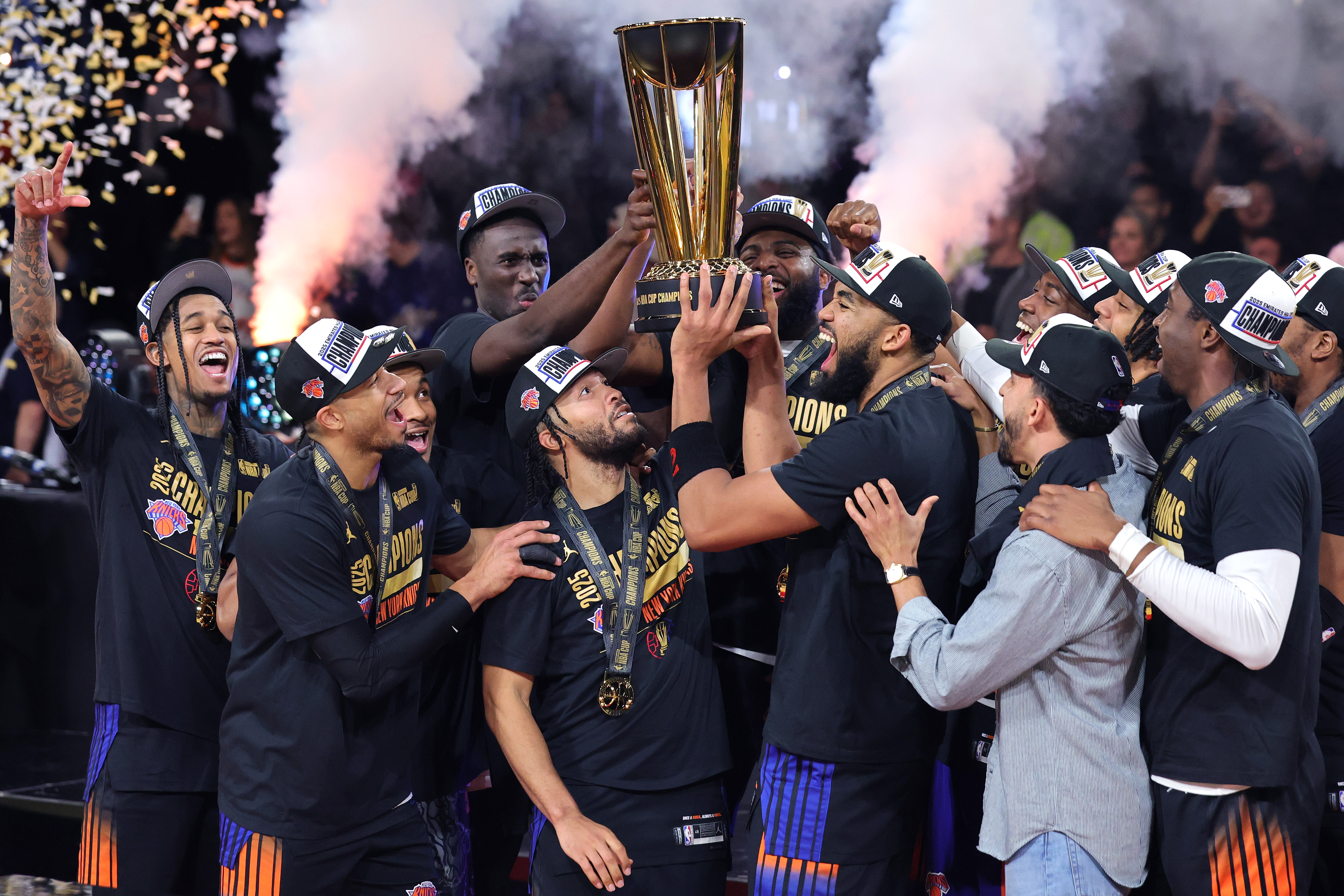 The Knicks won the NBA Cup without a hero, and that should frighten the league