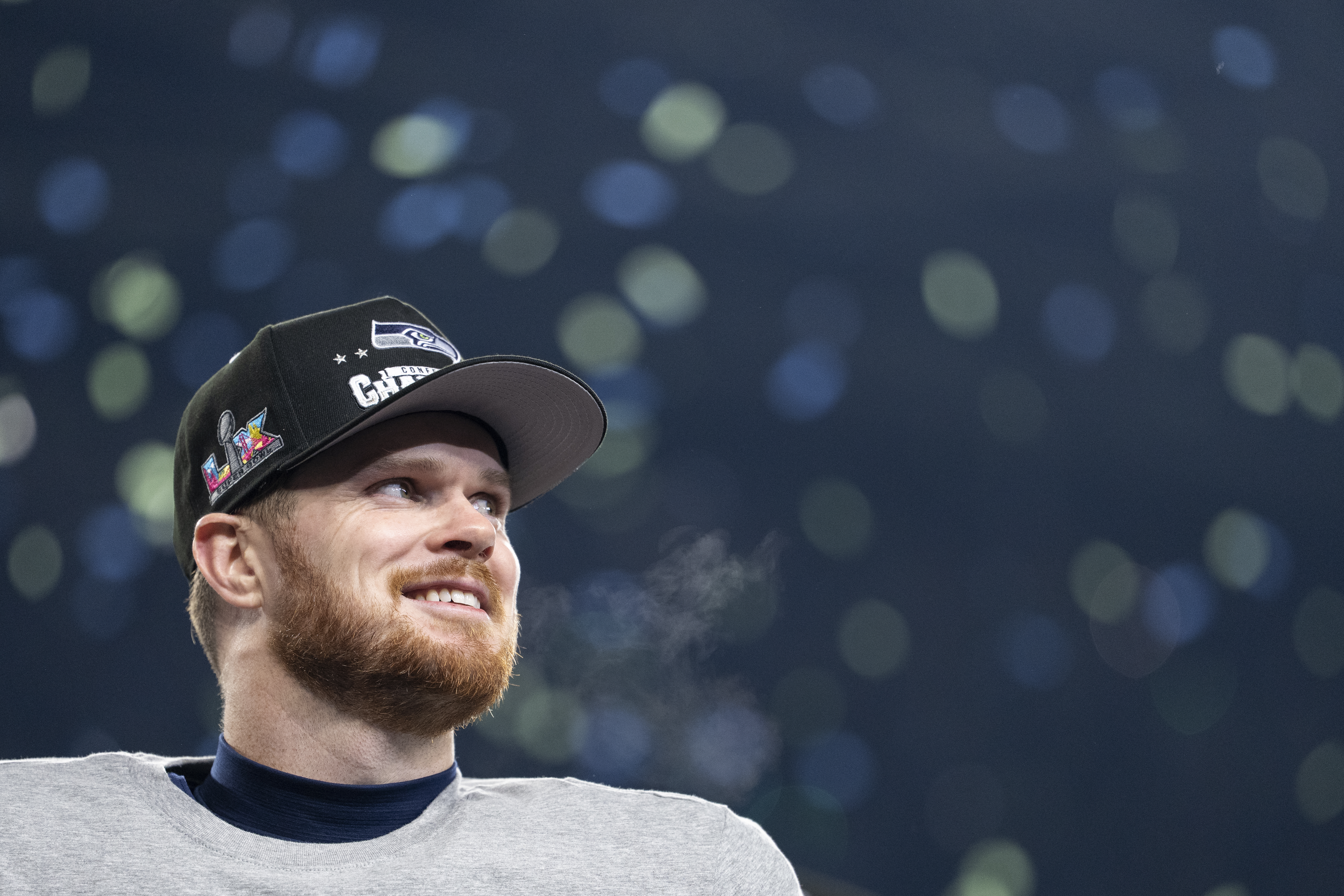 The Seahawks bet on Sam Darnold and won big-time. (Photo by Michael Owens/Getty Images)