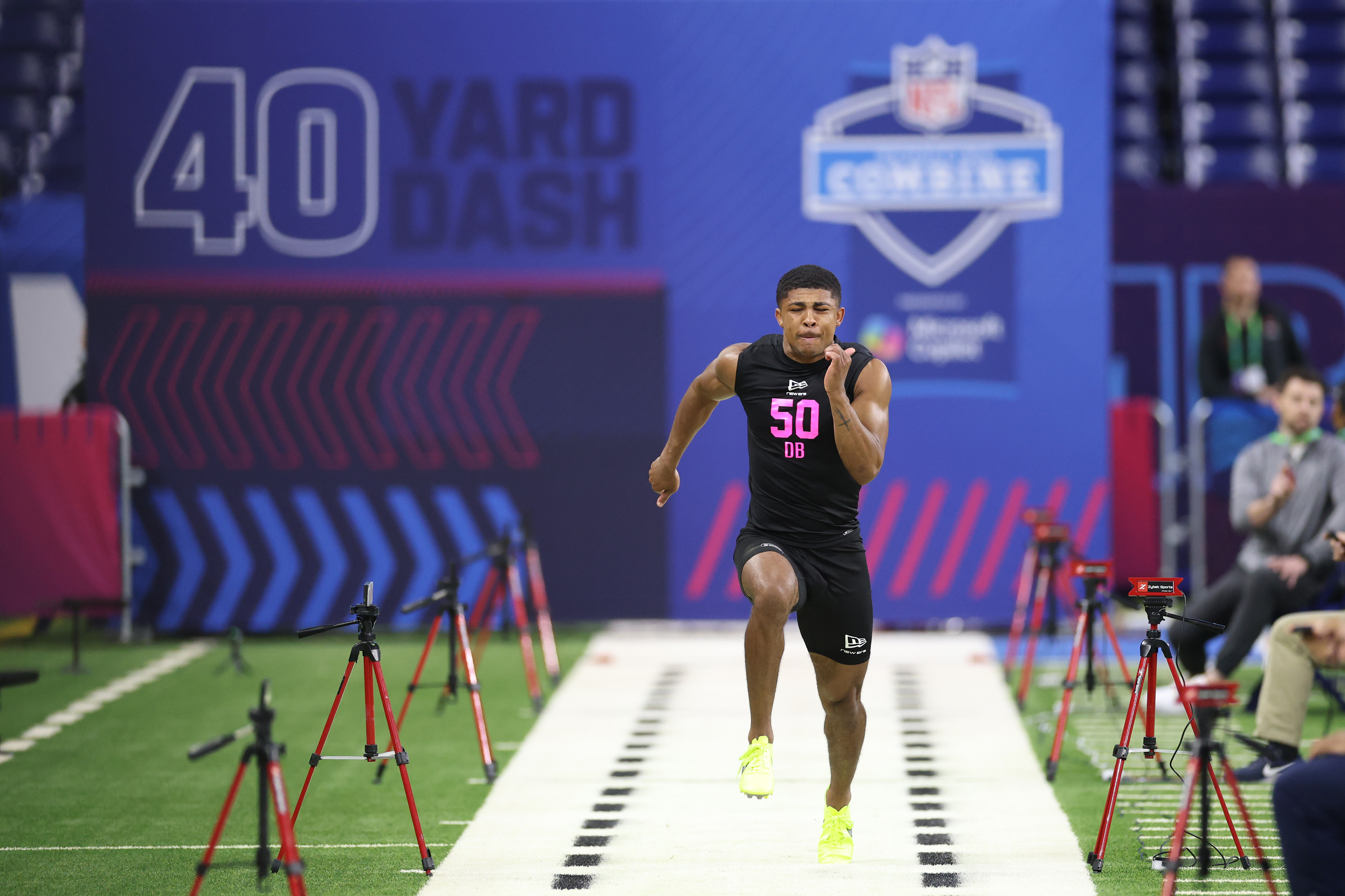Best 40-yard dash times by every position group at the 2026 NFL combine