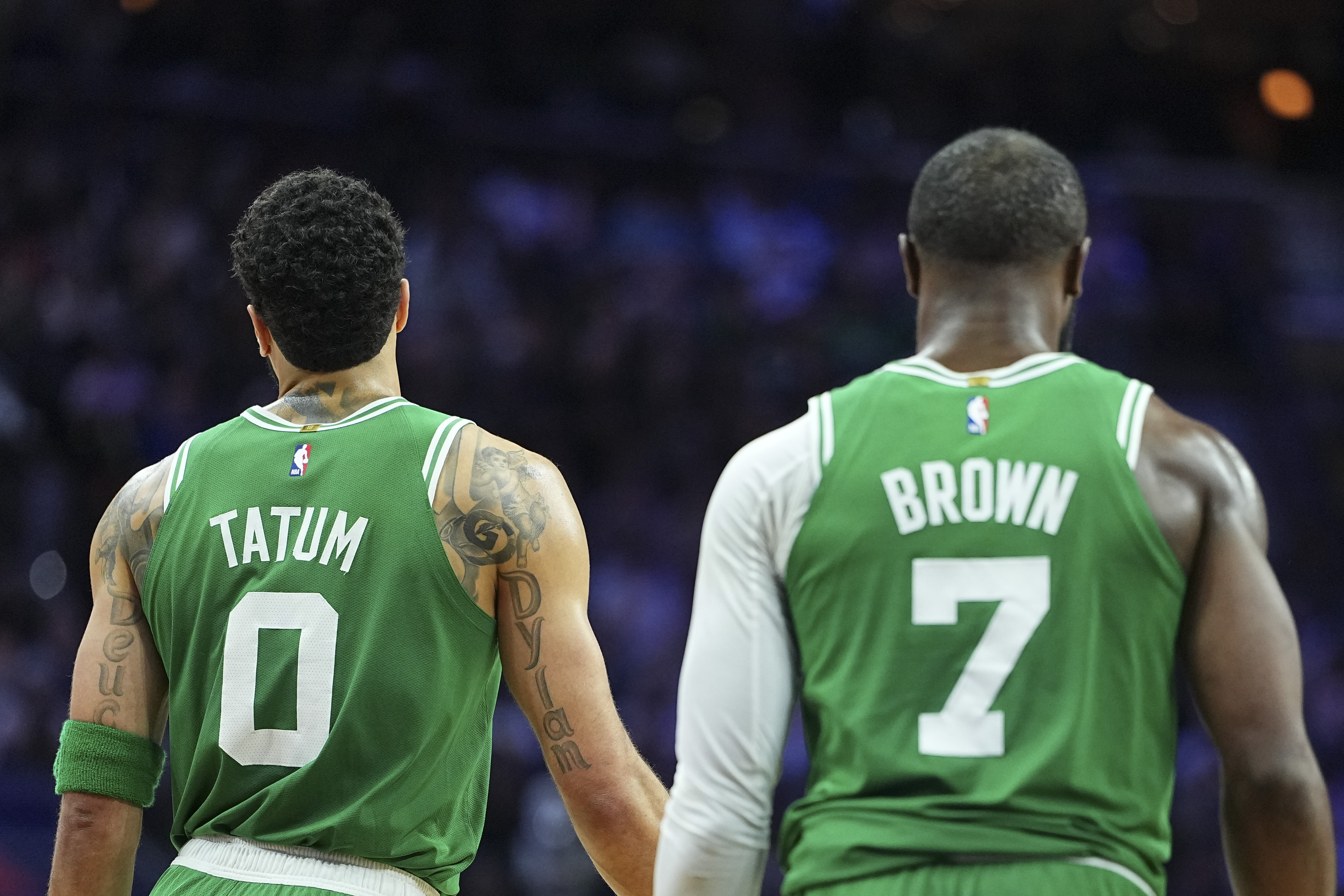 Jayson Tatum downplays dispute with Jaylen Brown after contentious Instagram comment: 'This ain't no f***ing Shaq and Kobe'